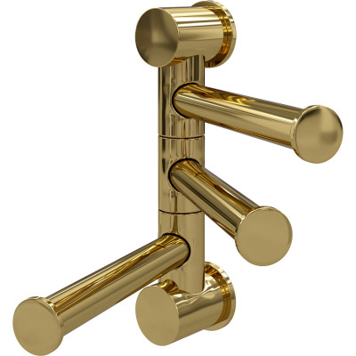 Держатель полотенец тройной WASSERKRAFT K-1053POLISHED GOLD