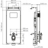 Система инсталляции для унитазов WASSERKRAFT SALM 27TLT.010.ME.BL.BN02